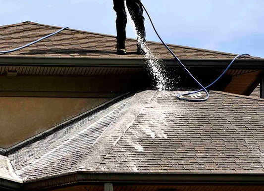 soft washing roof
