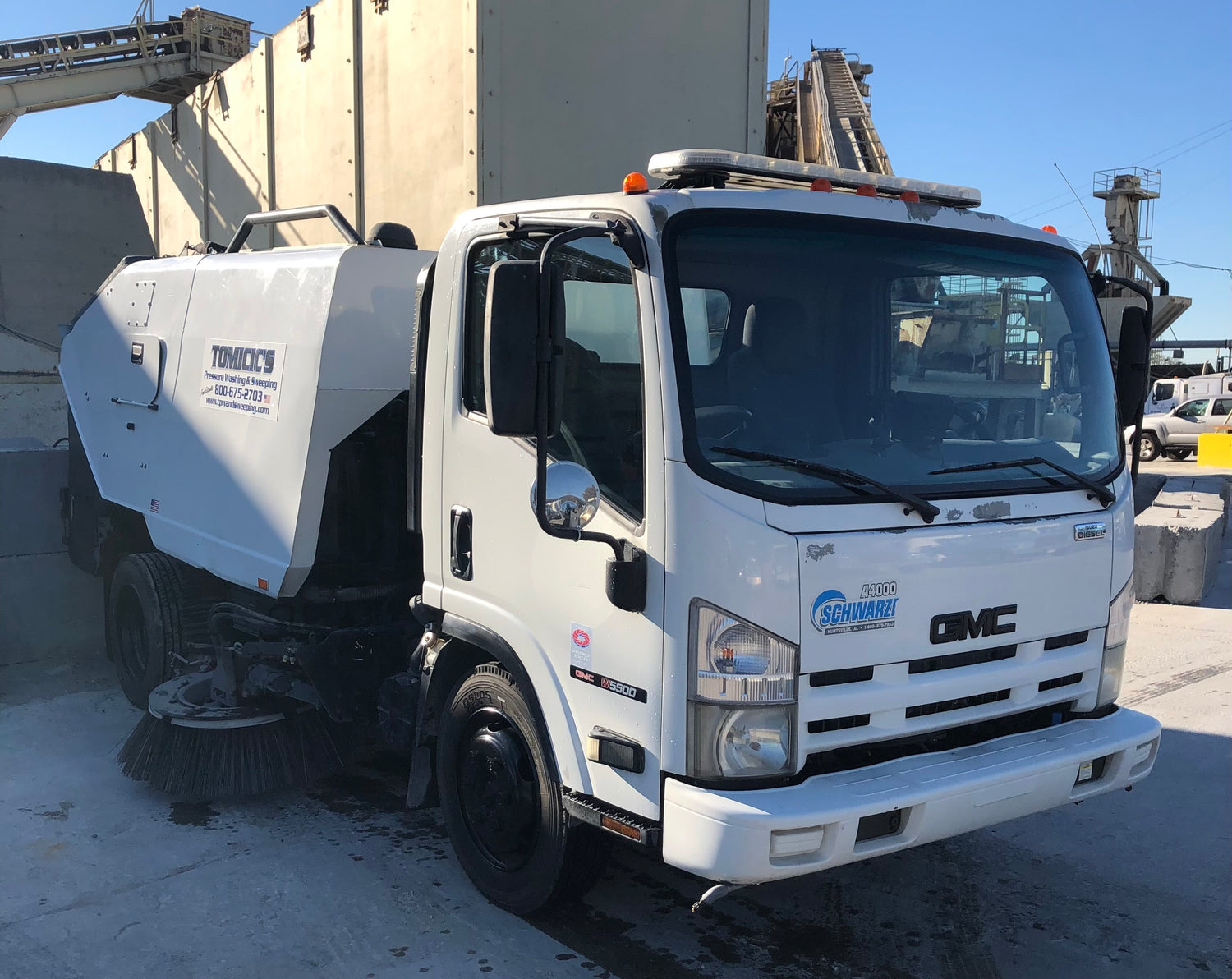 contractor sweeping, construction sweeping