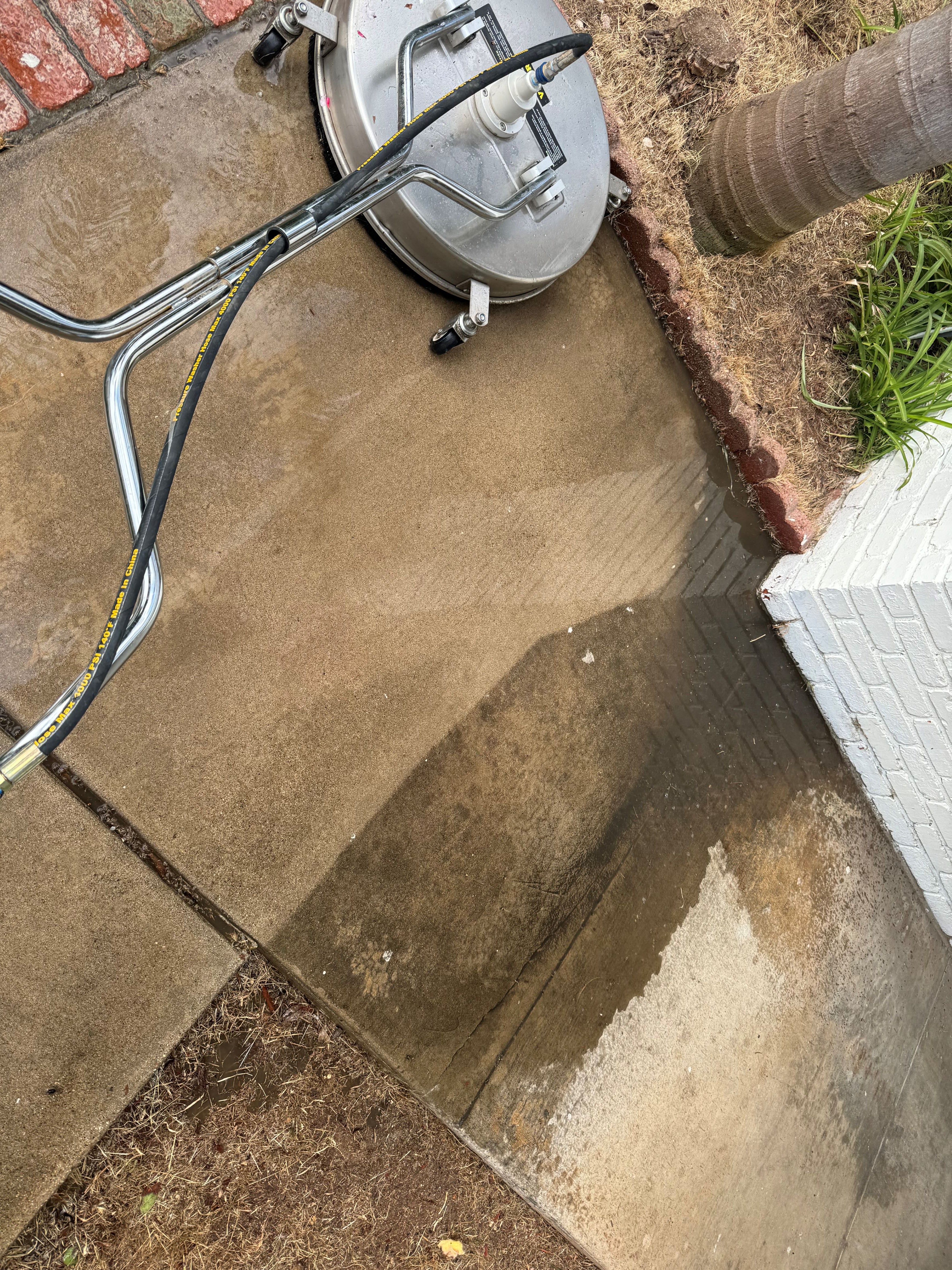 patio and porch pressure washing in Chino, California