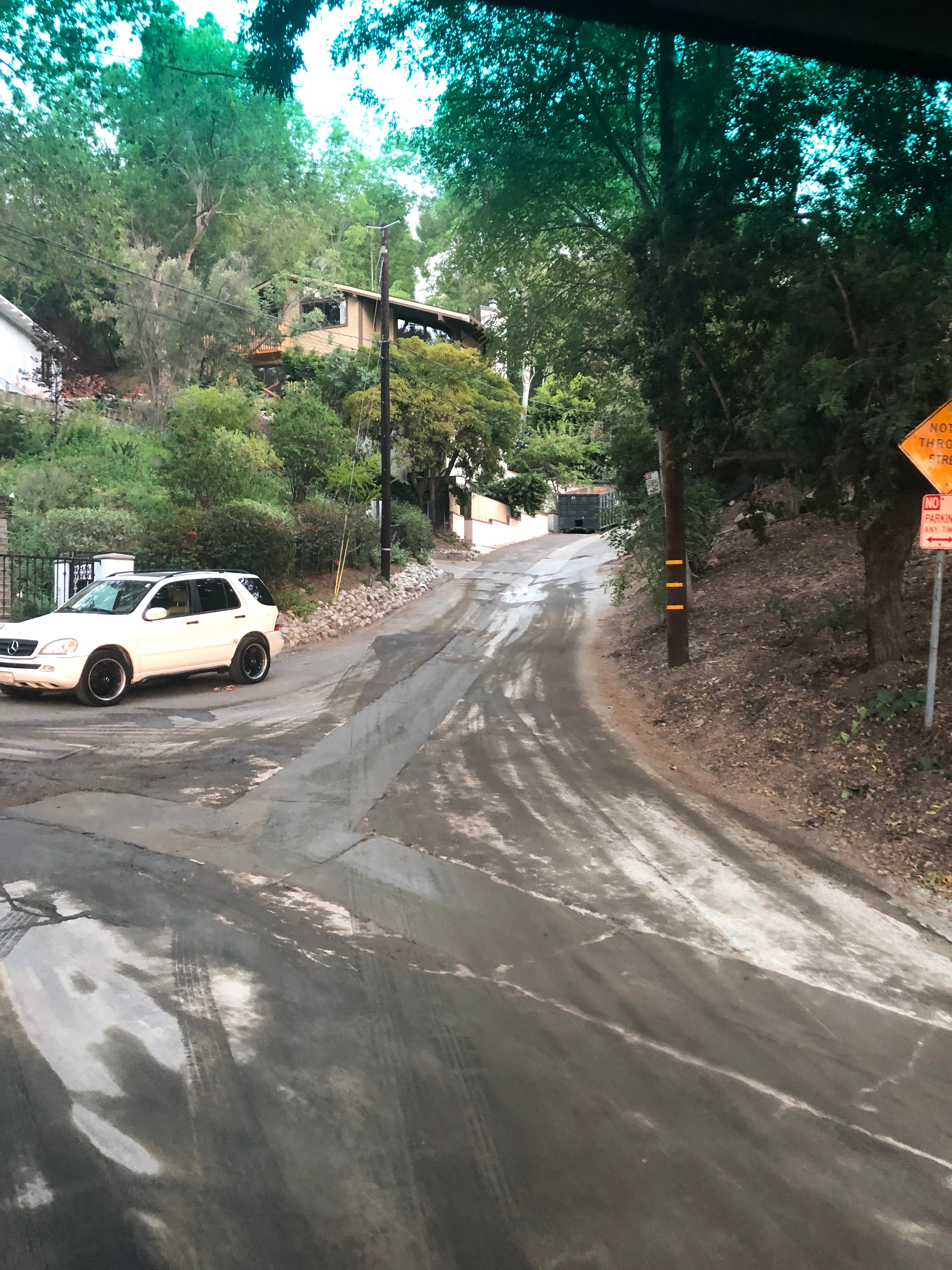 street sweeping hydrant break cleanup