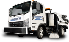 favicon image, sweeper truck